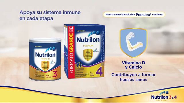 Nutrilon Premium 3 y 4 - Beneficios de la Vitamina D y Calcio. смотреть онлайн