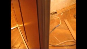 Перегородка с дверью купе. Partition with compartment door