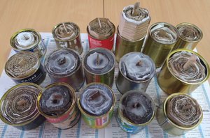 Мастер-класс «Блиндажная свеча»