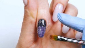 Светоотражающий гель-лак / Светящийся градиент / Новинка маникюр 2021