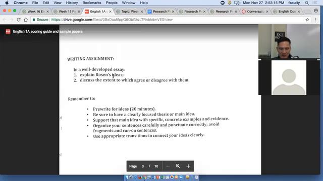 Zoom Recording Week 13 Monday, November 27, 2017 at 2:30 PM смотреть онлайн