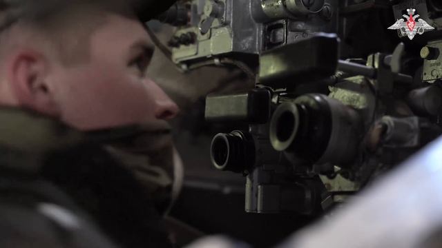Боевая работа расчётов САУ «Мста-СМ2»