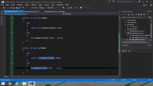Windows App From Scratch: The Model View Presenter Patterns смотреть онлайн