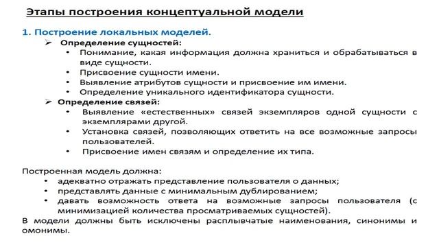 Базы данных. Лекция 3: Трехуровневая архитектура данных.  ER-диаграммы, логические модели