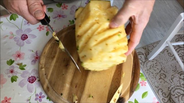 Ananas?Как чистить и нарезать АНАНАС? Быстро, правильно и легко!