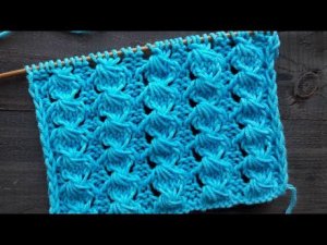 ПРОСТОЙ и ЭФФЕКТНЫЙ узор "морские РАКУШКИ".| Simple volumetric pattern of seashells.