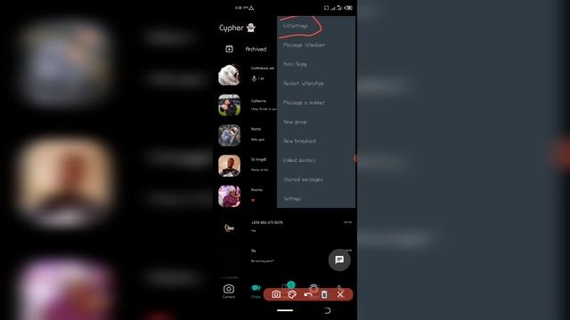 GbWhatsapp 2021: activate antidelete messages feature on gbwhatsapp pro 2021