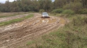 Range Rover off-road, mud in Russia