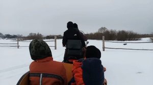Снегоход Буран покатушки.Закрываем сезон.