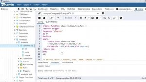 How To Create Triggers In PostgreSQL || How To Create Trigger Function In PostgreSQL || PostgreSQL