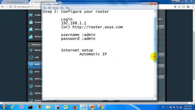 192.168.1.1 (http Router.asus.com)   Настройка маршрутизатора ASUS Wi-Fi