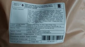 Сухпай военных Украины и Эстонии