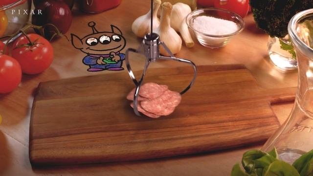 Pizza Planet Pizza With Chef Forky | Cooking With Pixar