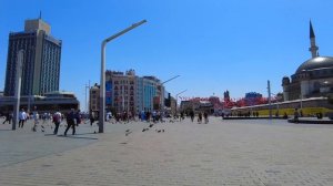 Istanbul 2022 Taksim Square 3 June Walking Tour|4k UHD 60fps