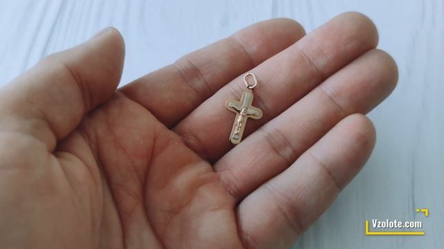 Хрестик золотий 521190 смотреть онлайн