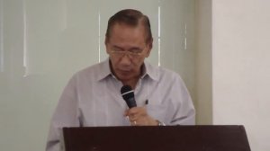 DALS Lecture of Filemon T. Berba, Jr. Part 1