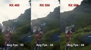 Rx 550 vs Rx 560 vs Rx 460 - I7 4770 - Tested in 8 New Games