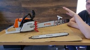 STIHL light 04 17 inch and STIHL MS 260