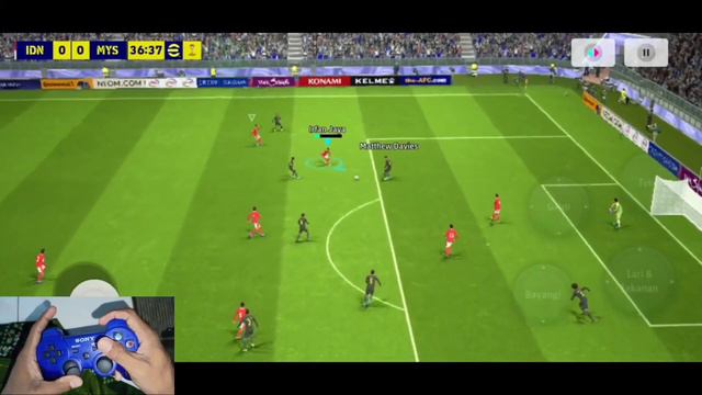 Main efootball 2024 mobile menggunakan gamepad (Stik Ps3) || Matchday смотреть онлайн