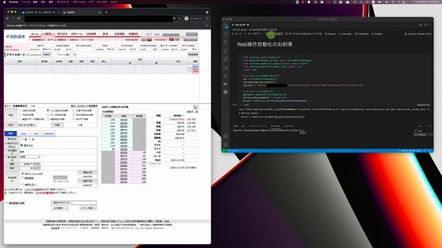 PythonでSBI証券の先物自動発注ツール作ってみた