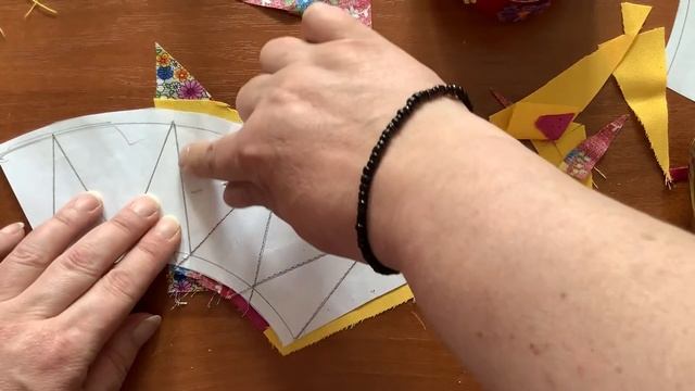 Нью-Йорк Бьюти - лоскутный блок! Пэчворк для новичков! Утилизация обрезков!