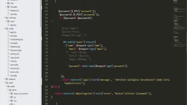 LARAVEL ÇOKLU VERİTABANI İLE VERİ KAYDETME