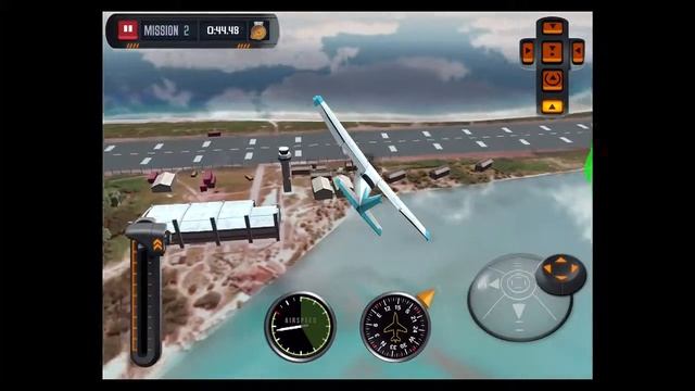 Plane Flying Parking Sim a Real Airplane Driving Test Run Simulator Racing Games IOS смотреть онлайн