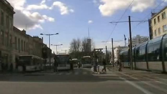 Bordeaux Tramway. Трамвай Бордо. 24.02.2010 смотреть онлайн