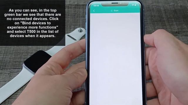 ⌚ How to PAIR and CONNECT Smartwatch T500 to iPhone iOS 2021 смотреть онлайн