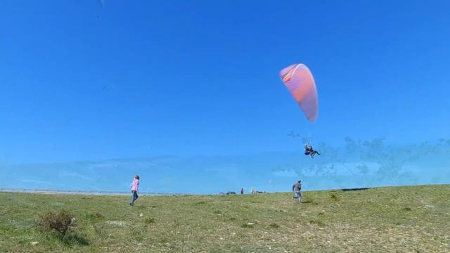 ПОЛЕТЫ НА ПАРАПЛАНЕ В КРЫМУ. Гора Клементьева (Узун-Сырт).