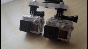 Как снимать 3D видео. Крепление GoPro своими руками. How to make 3D video dual gopro.