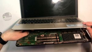 Как разобрать ноутбук Asus F540S и установить SSD