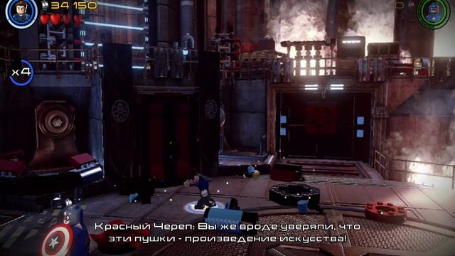 Lego marvel avengers Часть 3 - Поезд Гидры