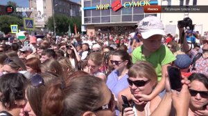 В Ижевске по улицам гуляли слоны