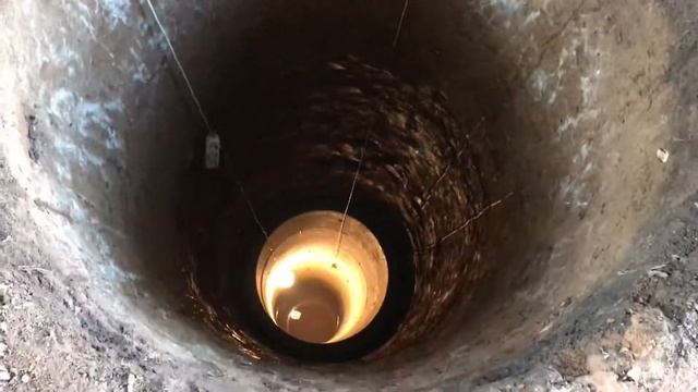 Колодец в процессе копки, Сергиево Посадский район. Https://kolodez-kopka.ru