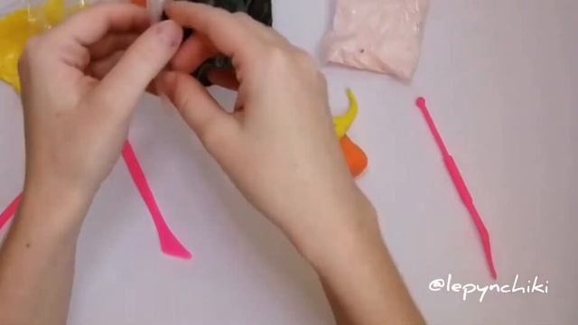 Бык- символ 2021 года из воздушного пластилина смотреть онлайн