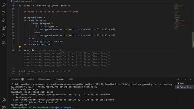How To Use GitHub Copilot: Testing