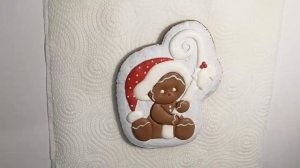 Пряник Пряничный человечек. Новогодний пряник. МК