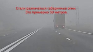 ? Едем в тумане. Как влияет включение противотуманных фонарей в тумане.