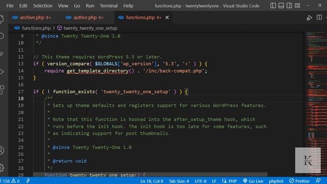 #58 UNDERSTANDING FUNCTIONS.PHP - WORDPRESS ZERO TO HERO