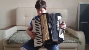 Темная ночь на аккордеоне