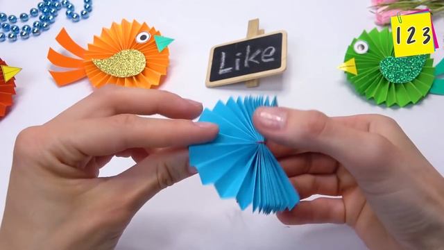 DIY paper toys | Easy paper birds | DIY paper crafts