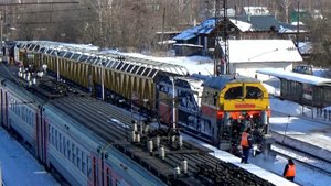 Снегоуборочная машина СМ-2М-ГМ. Станция Гороховец.