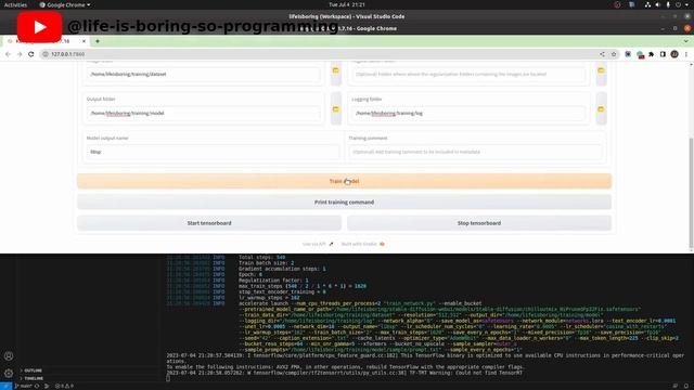 Stable Diffusion how to install kohya-ss GUI for LoRA training on Linux