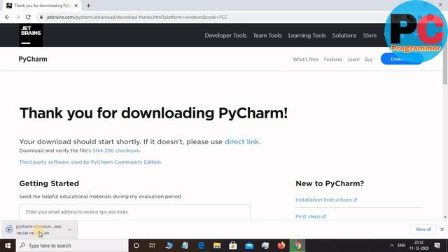 Installation of Pycharm IDE | Python tutorial for beginners in hindi | Class #4 смотреть онлайн