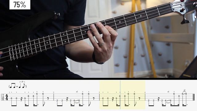 Lost in Yesterday - Tame Impala Bass Line (With On Screen TAB) смотреть онлайн