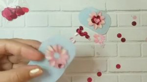 Мини мастер-класс брошь ЦВЕТОК из пайеток. Вышиваем брошь пайетками и бисером. брошь из бисера.