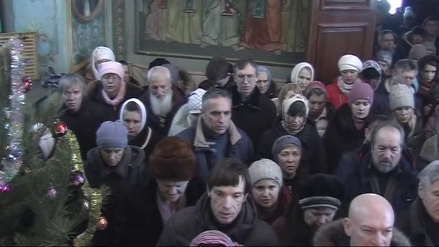 Рождество Христово в нашем Храме 7 01 17г смотреть онлайн