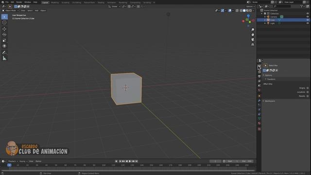 Tutorial BLENDER 3.6 de INCIO en la Interfaz | #1.02 | Curso Animacion 3D смотреть онлайн