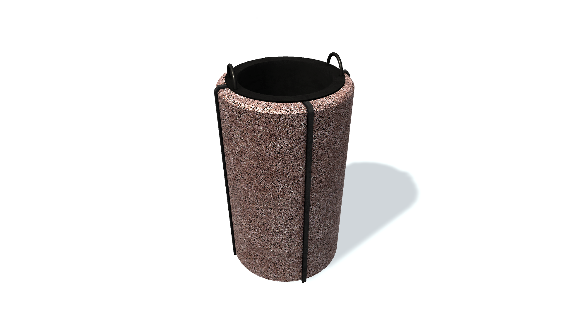 3D model. Refuse bin E. Урна.